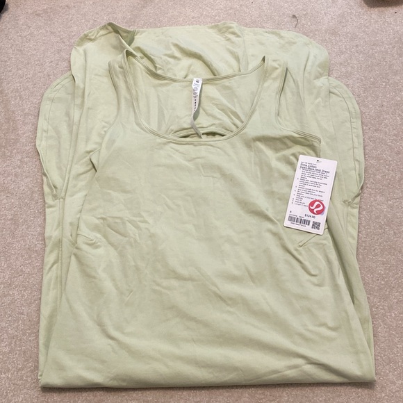 NWT - Pima Cotton Open-Back Midi Dress - Dewy - Picture 5 of 7